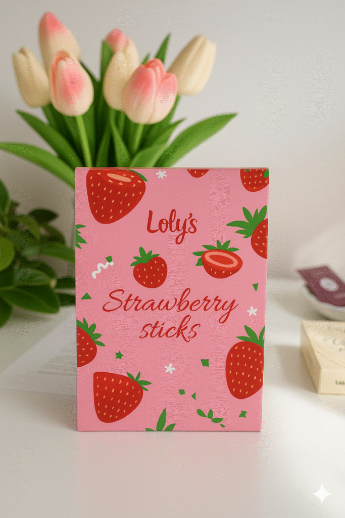 Strawberry Sticks Discovery Kit illustrated box